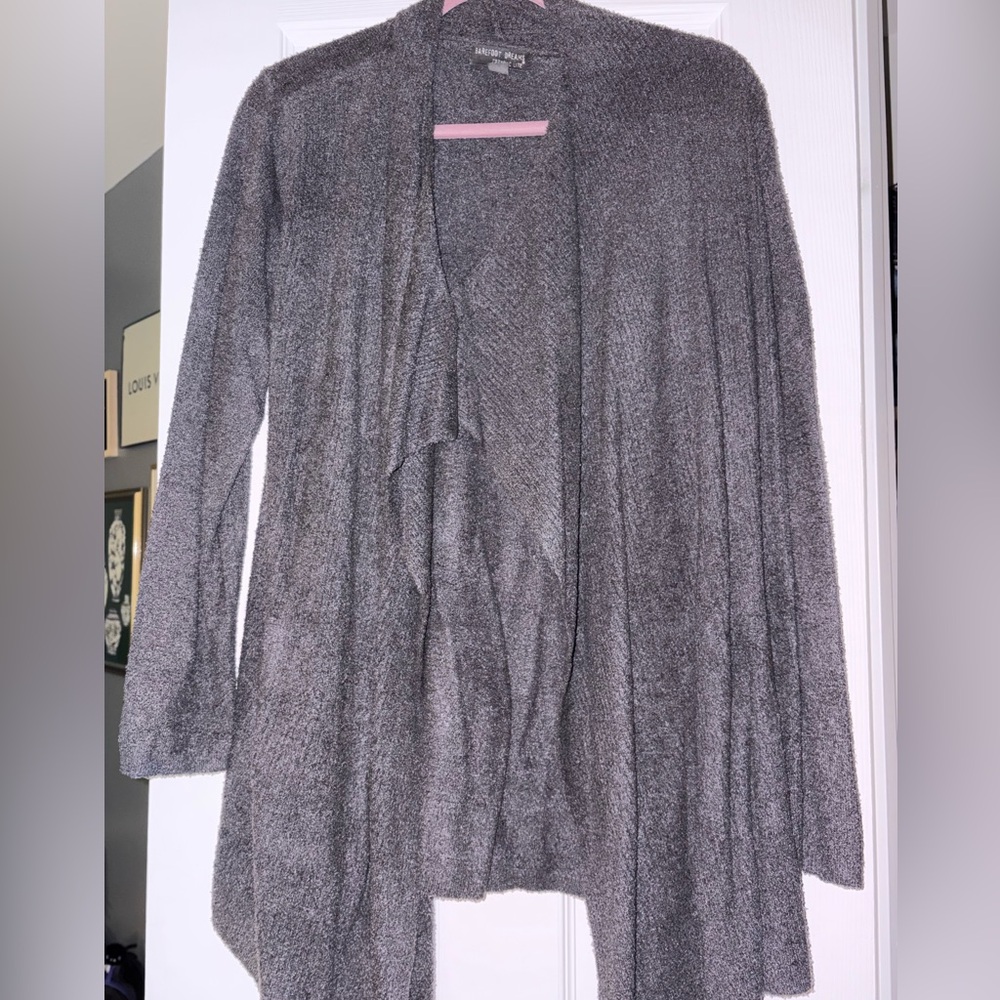 Barefoot Dreams Heather Gray Cardigan